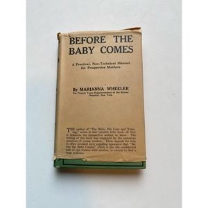 Before The Baby Comes By Marianna Wheeler HB & DJ 1914 1st Ed. Harper & Bros